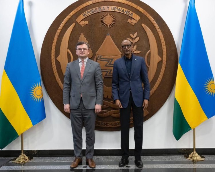 President Kagame receives Ukrainian Foreign Minister